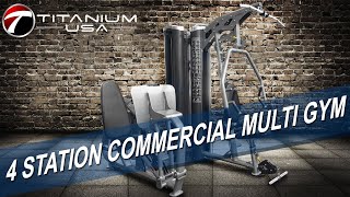 Titanium USA 4 Station Commercial Multi Gym