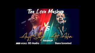 Love Mashup | 3D Song | 8D Audio | Bass Boosted | Atif VS Arijit | Teen D Network | Outro That Look