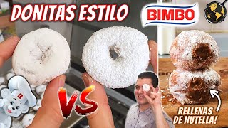 Como hacer Donitas Espolvoreadas estilo BIMBO | Cocina Universal