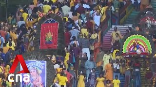 More than 1 million devotees flock to Malaysia’s Batu Caves for Thaipusam