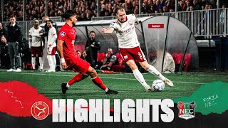 N.E.C. onderuit tegen Almere City FC | Highlights #ALMNEC