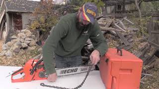 Chainsaw Chain Stretch. It's real and this is how you can minimize it.