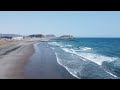 絶景 ドローン イタンキ浜 北海道室蘭