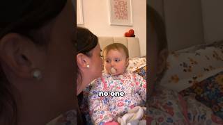 You Won't Believe What This Baby Did Instead of a Kiss! 😂 #shorts