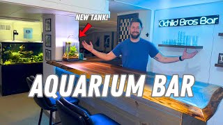 I Built an Aquarium Bar \u0026 Lounge (and New Aquarium!)