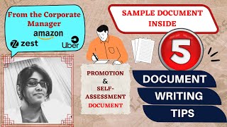 How to write Effective Documents | Tips for Document writing With Sample | From Corporate Manager