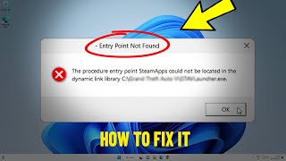 Fix Entry Point Not Found Dynamic Link Library in Windows 11 / 10 / 8 / 7 | entry point not found ✔️