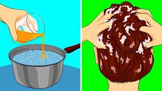 HOW TO MAKE YOUR HAIR LONGER AND THICKER IN 30 DAYS II HAIR LIFE HACKS