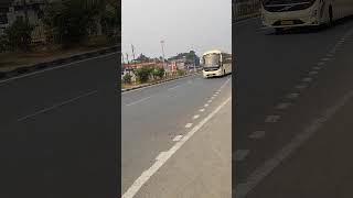 This is Shyamoli Paribahan bus (Volvo 9600) entering Siliguri from Kolkata