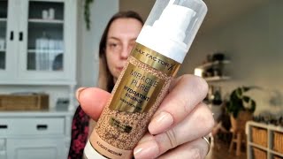 MAX FACTOR MIRACLE PURE HYDRATINT ESSENCE SHEER SKINTINT \u0026 EYE ENHANCER (CONCEALER) makeup review