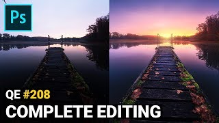 Creating a VIBRANT sunrise phot with Adobe Photoshop | QE #208