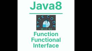 Java8::Function Interface #youtube #youtubevideo #trending #viral #java #java8 #functionalinterfaces