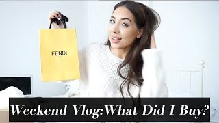 Weekend Vlog: Fendi Unboxing, Dior, Shopping \u0026 Organising My Closet