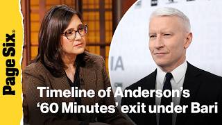 Timeline of Anderson Cooper's '60 Minutes' exit since Bari Weiss CBS News takeover