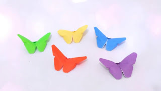 Borboleta de Papel - Origami Butterfly