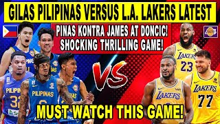 GILAS PILIPINAS vs LAKERS - Sotto Abando Clarkson Bakbakan kontra Luka at James! FIBA Qualifiers 2k