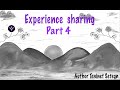 Author Teninet Setegn Wendrad- Experience Sharing - Part 4