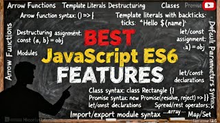 Did you know these JavaScript ES6 features?