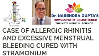 CASE OF ALLERGIC RHINITIS AND EXCESSIVE MENSTRUAL BLEEDING CURED WITH STRAMONIUM