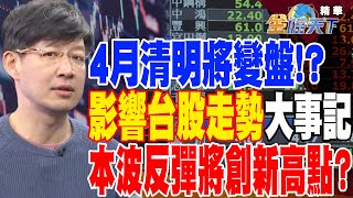 【精華】4月清明將變盤！？影響台股走勢大事記 本波反彈將創新高點？#林友銘  @tvbsmoney  ​ 20230403