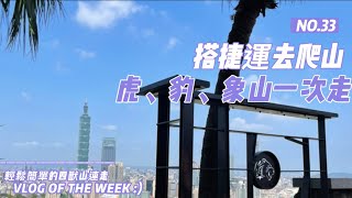 搭捷運去爬山｜台北市最熱門的健行步道｜四獸山連走｜虎山峰｜豹山｜象山