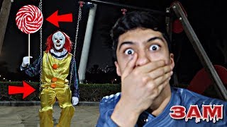 DO NOT GO TRICK OR TREATING AT 3AM!! *OMG I FOUND PENNYWISE FROM IT MOVIE IN PLAYGROUND*