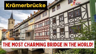 Walking Across Krämerbrücke, Erfurt - The Most Charming Bridge In The World!