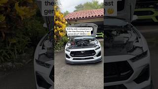 COMPARING THE S650 MUSTANG WITH THE LAST GENERATION OF MUSTANG… #SHORTS