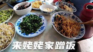 冬子送完快递钻胡同来姥姥家蹭饭，降低生活成本有一套，挣钱全落自己手【新视野号出发】