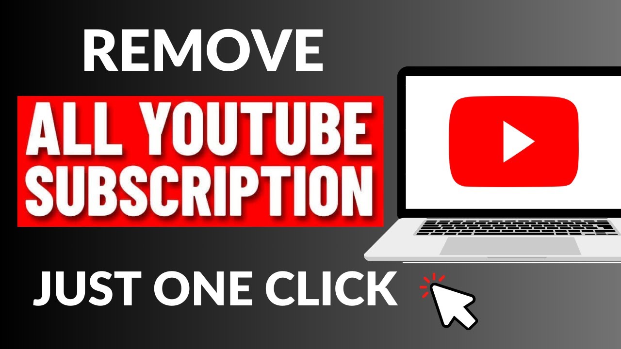 How To Unsubscribe All Channels On Youtube At Once | Remove All YouTube ...