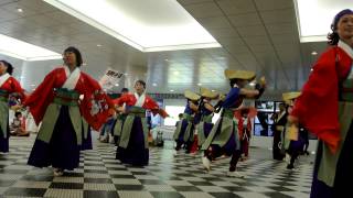 雁微笑連さん＠おだっくい祭り２０１２　静岡駅北口地下広場