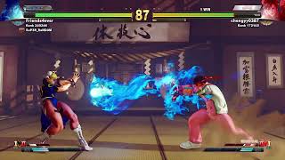 SFV chengyy0387 (chun li) vs friends4ever (ryu)