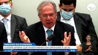 Ministro Paulo Guedes presta esclarecimentos sobre offshore