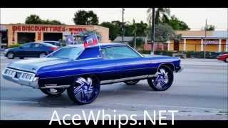 AceWhips.NET- Candy Cobalt Chevy Donk on 30\