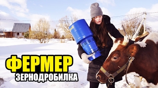 Измельчитель зерна Фермер ИЗ-14М. Зернодробилка для ЛПХ