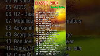 Top 100 Classic Rock ⚡ ⚡ Metallica, ACDC, Nirvana, CCR, U2, Scorpions, Bon Jovi, GNR, Rolling stones