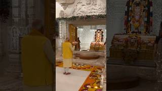 Shri Narendra Modi Ji Ram Mandir Aarti Darshan Latest Vlogs Videos l #youtubeshorts l #shorts l