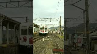 和歌山電鐵 伊太祈曽車庫への入庫風景