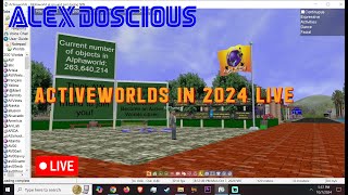 Active Worlds in 2024 Live #activeworlds #alphaworld #oldschool