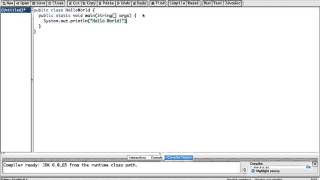 ITI1121/ITI1521 Hello World DrJava