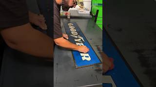 Vintage sign clean-up made easy