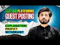 Top 4 Platforms of Guest Posting | Fakhar Nazir