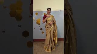 Epic saree transition you can't miss😍❤️ #MaveliComing #shorts | | Archana Kavi