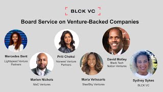 Board Service on Venture-Backed Companies