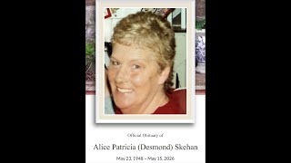 Funeral | Alice Patricia (Desmond) Skehan