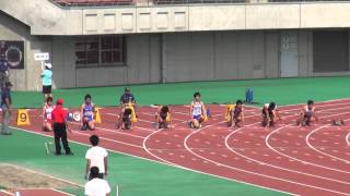 2013全日本実業団対抗陸上男子100m準決勝2組 江里口匡史10.31(+0.7) Masashi Eriguchi1st