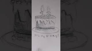 It’s my birthday!🎉 #art #birthday #birthdayart #birthdayvlog #drawing #sketch #shortsfee #funny