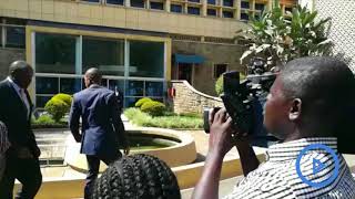Babu Owino and Jaguar in fist fight at parliament