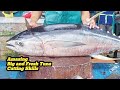 Fantastic‼️🔥 Fresh Tuna Cutting Skills for Food Stalls by Bang Adi and Uncle Usman