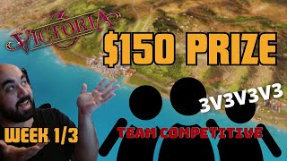 🔴Competitive Vic 3 Tournament START || $150 PRIZE POOL